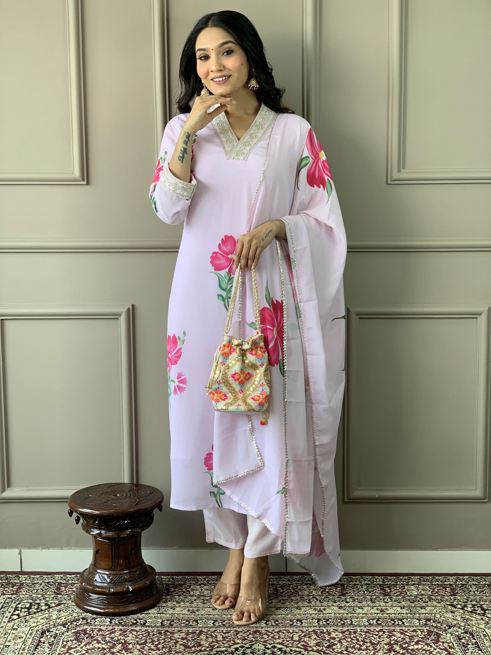 KF 548 Kalaai White Designer Straight Cut Kurti With Bottom Dupatta Wholesale Shop In Surat	